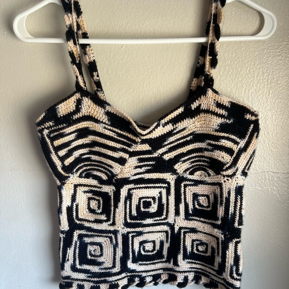 ULLA JOHMSON LUCIA CROCHET TANK TOP. Size small. Like new condition. - Picture 3 of 8